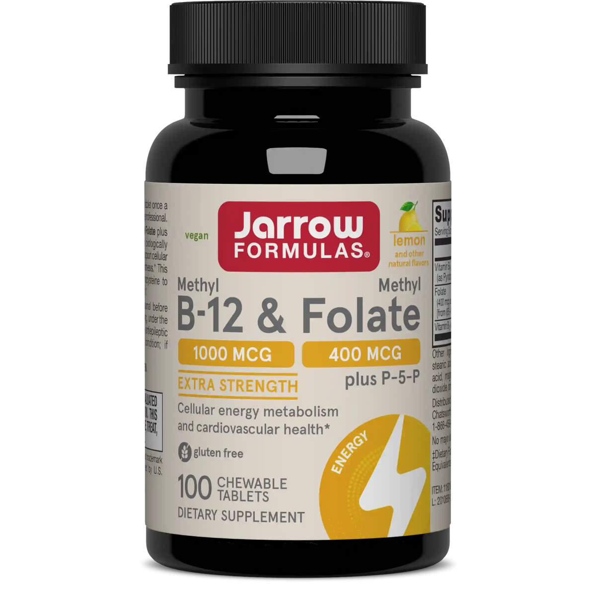 Methyl B-12 & Methyl Folate Lemon