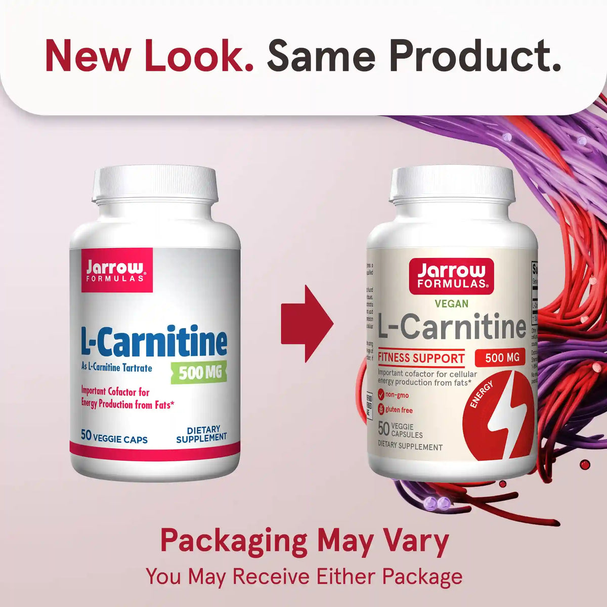 L-Carnitine - 500mg Veggie Capsules
