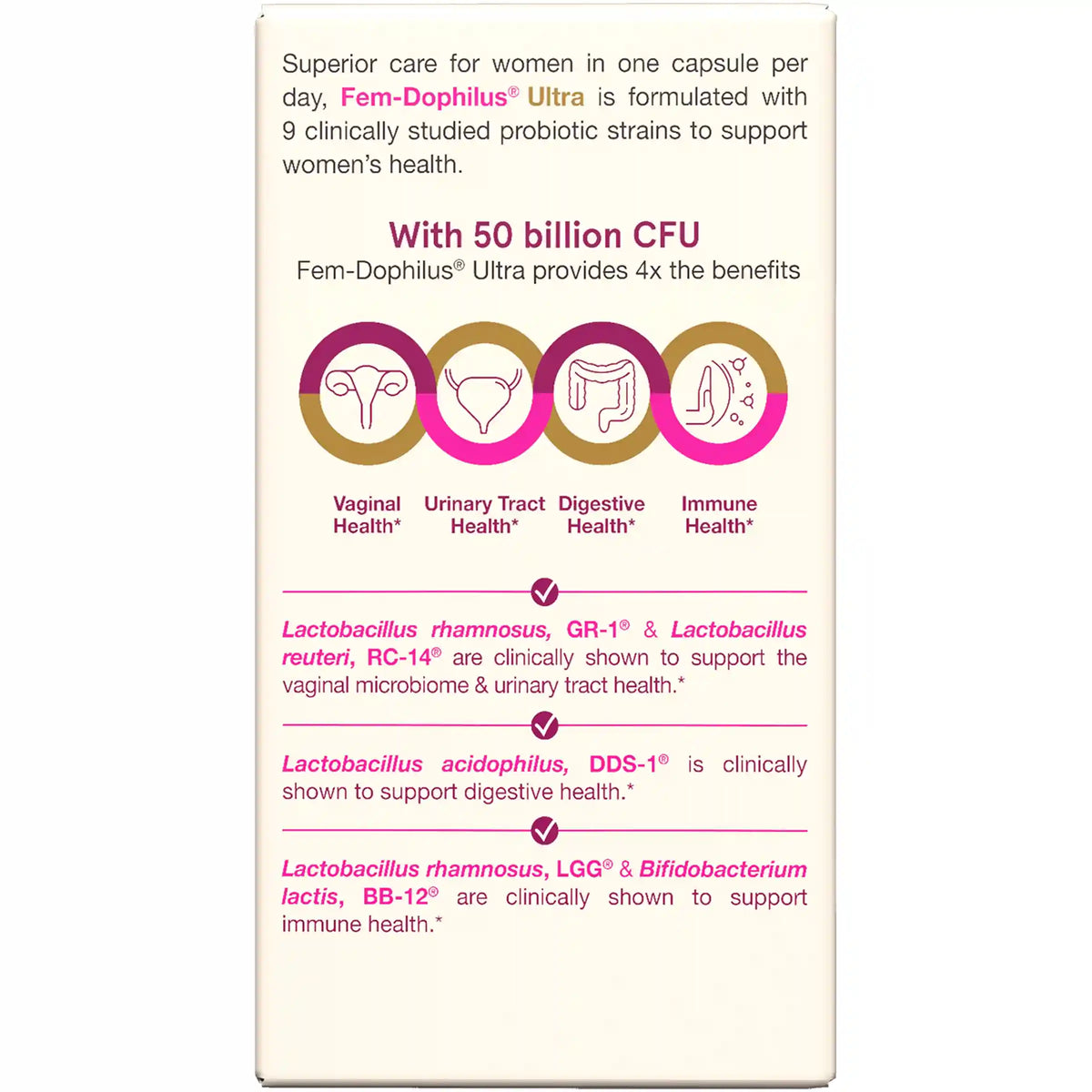 Fem-Dophilus® Ultra - 50 Billion CFU