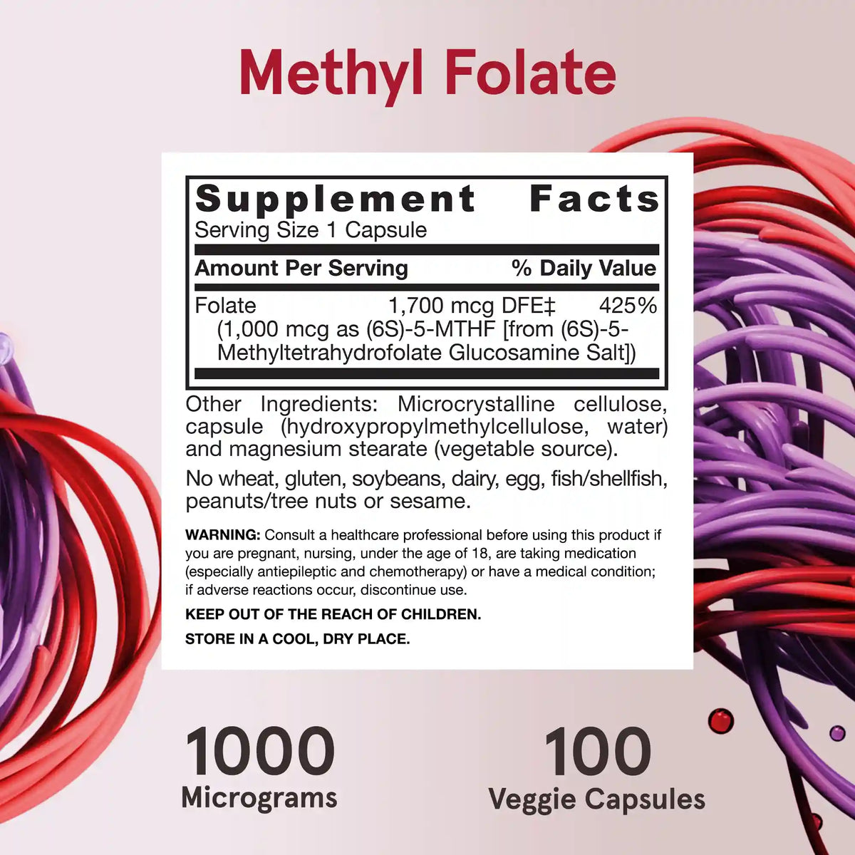 Methyl Folate - 1000mcg