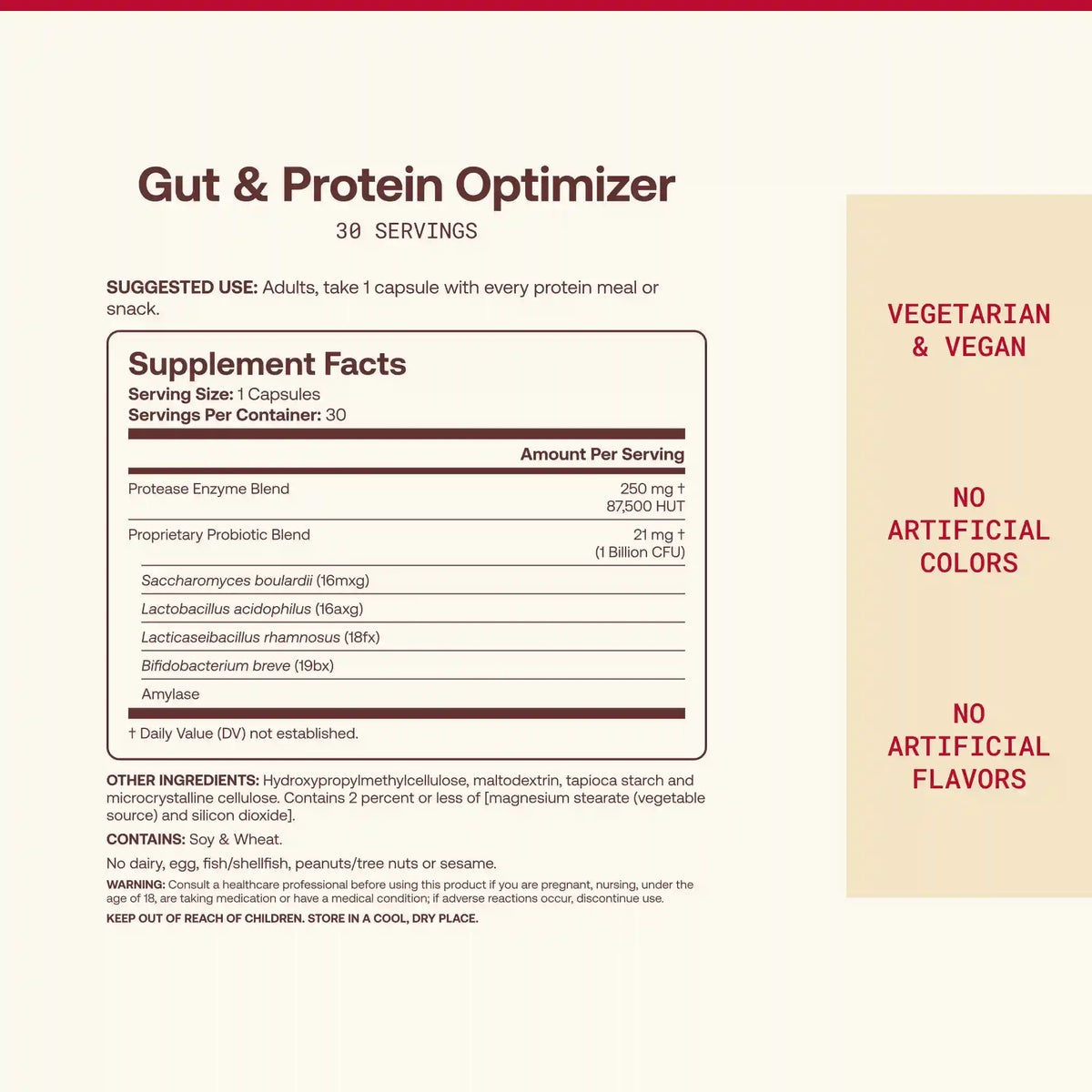 Gut & Protein Optimizer