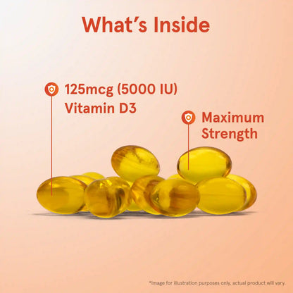Vitamin D3 - 5000IU (2-Pack)