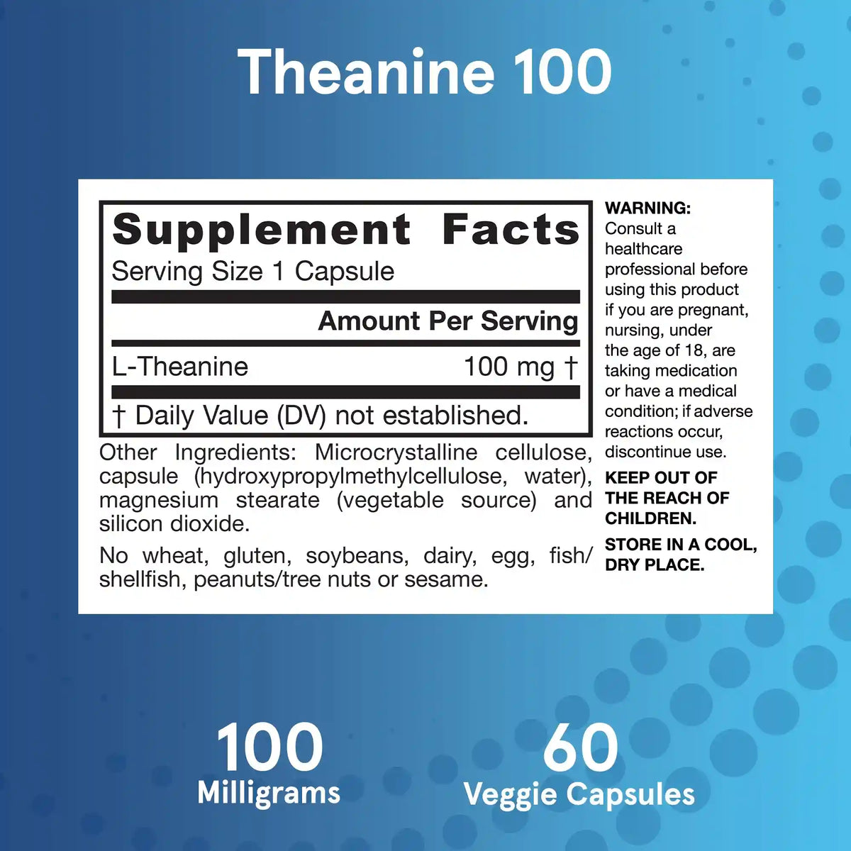 Theanine 100 - 100mg