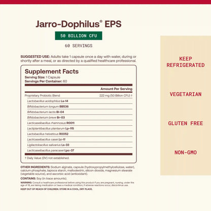 Jarro-Dophilus® Ultra Gut Rescue - 50 Billion CFU (Refrigerated)