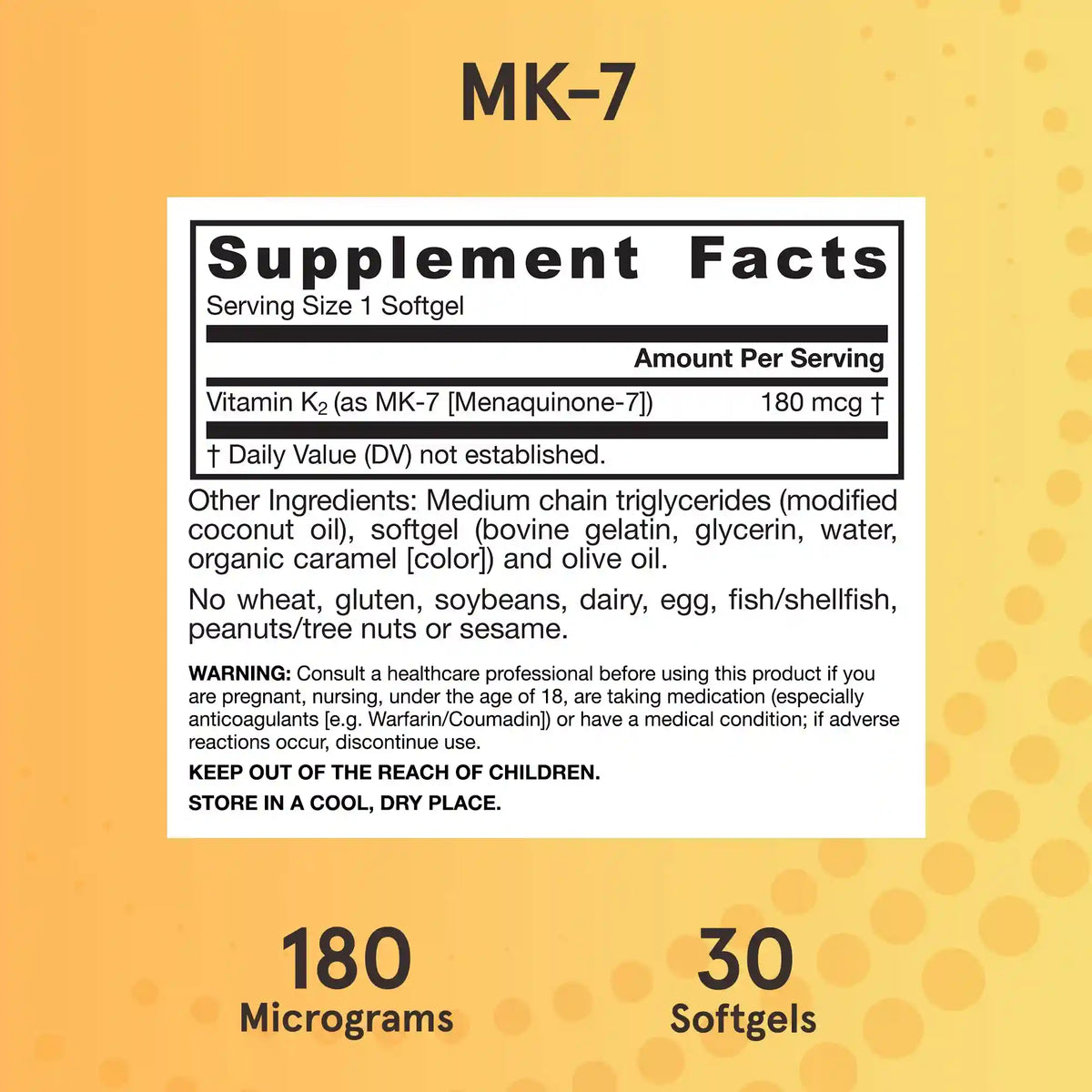 MK-7 - 180mcg
