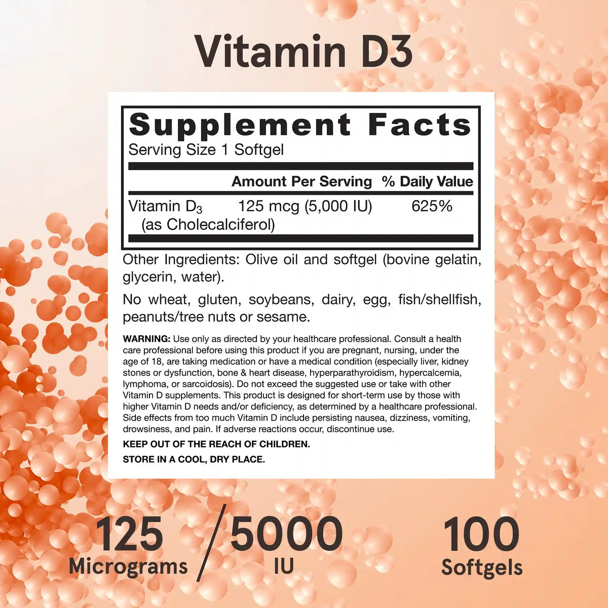 Vitamin D3 - 5000IU (2-Pack)