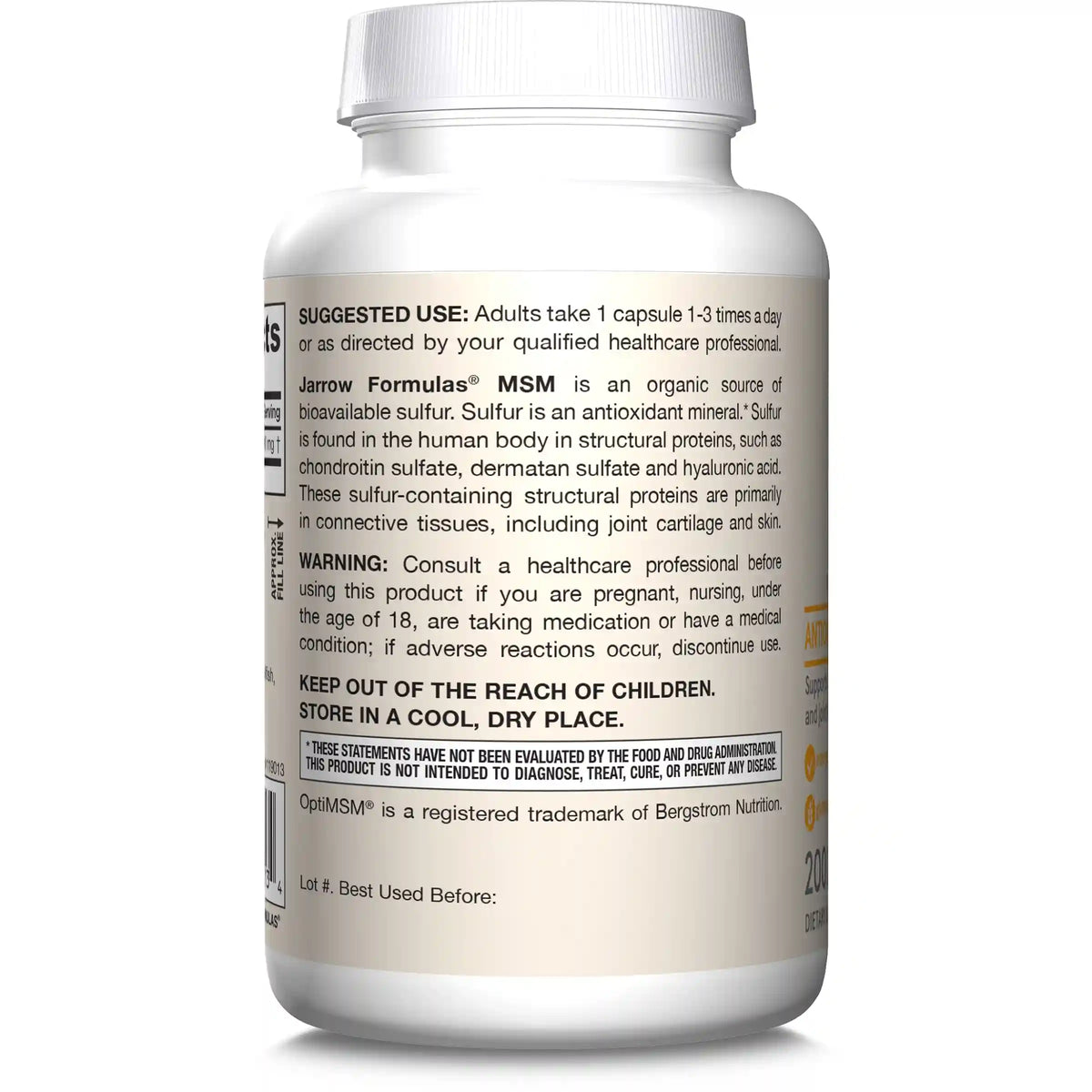 MSM - 1000mg Veggie Capsules