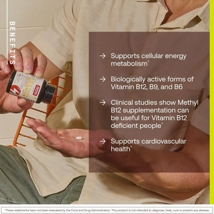 Methyl B-12 & Methyl Folate Lemon
