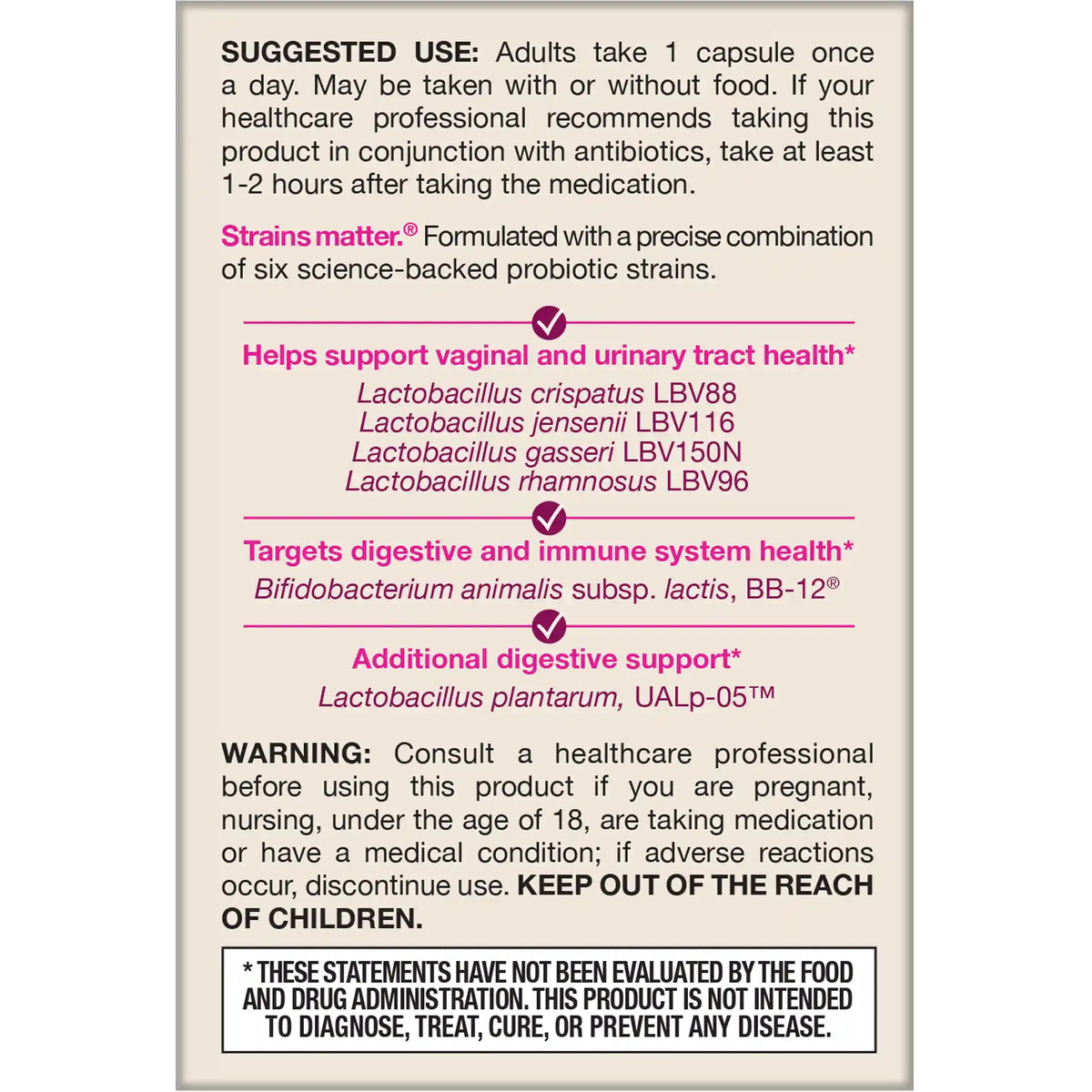 Fem-Dophilus® Advanced - 10 Billion CFU