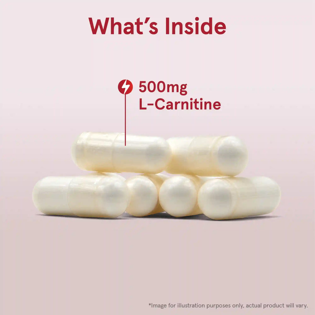 L-Carnitine - 500mg Veggie Capsules