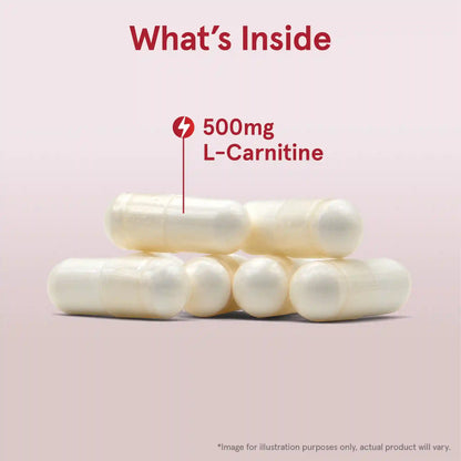 L-Carnitine - 500mg Veggie Capsules