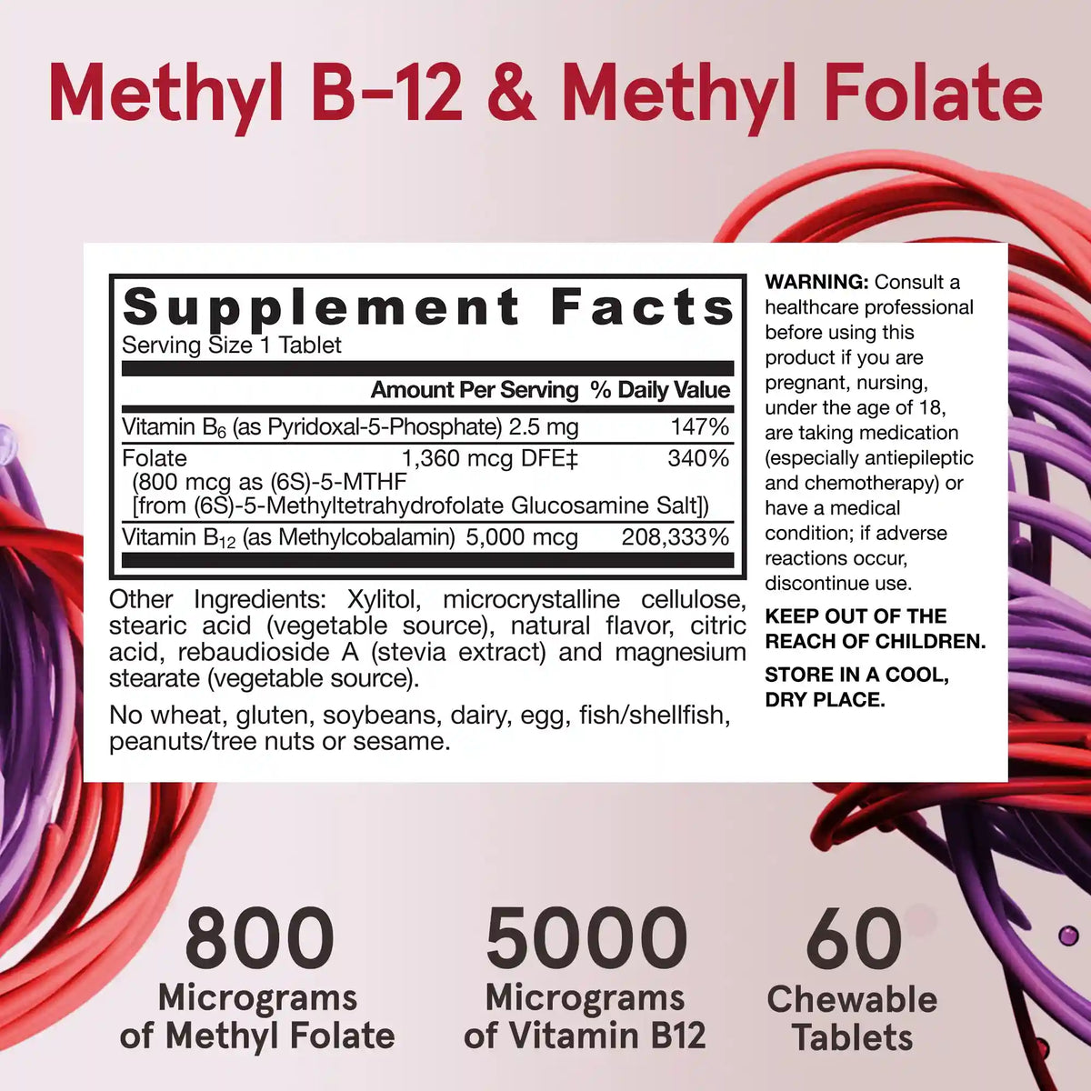 Methyl B-12 & Methyl Folate Cherry
