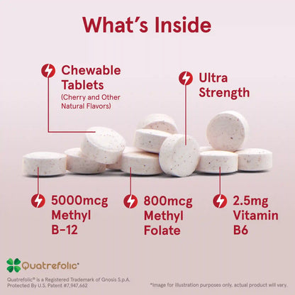 Methyl B-12 & Methyl Folate Cherry