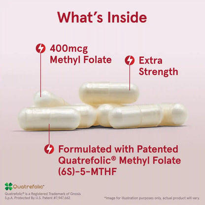 Methyl Folate - 400mcg (2-Pack)