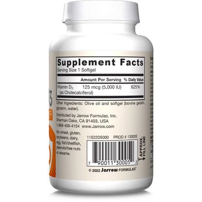 Vitamin D3 - 5000IU (2-Pack)