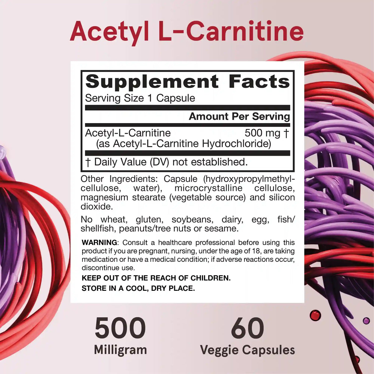 Acetyl L-Carnitine 500 mg