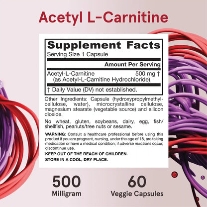 Acetyl L-Carnitine 500 mg