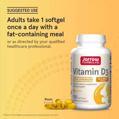 Vitamin D3 - 2500IU (2-Pack)