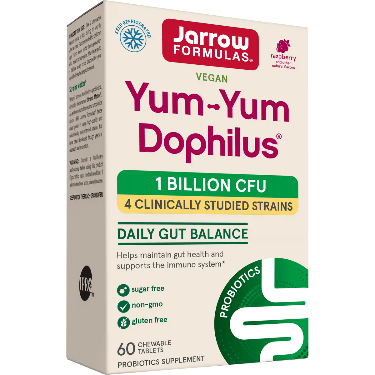 Yum-Yum Dophilus® Natural Raspberry - 1 Billion CFU