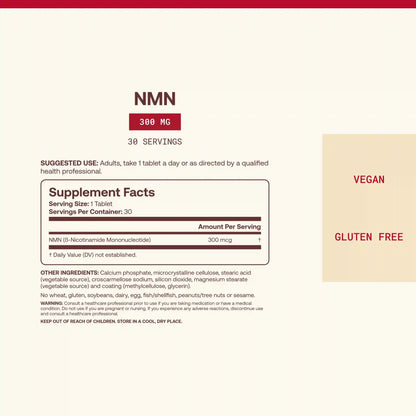 NMN NAD+ Precursor, 300 mg