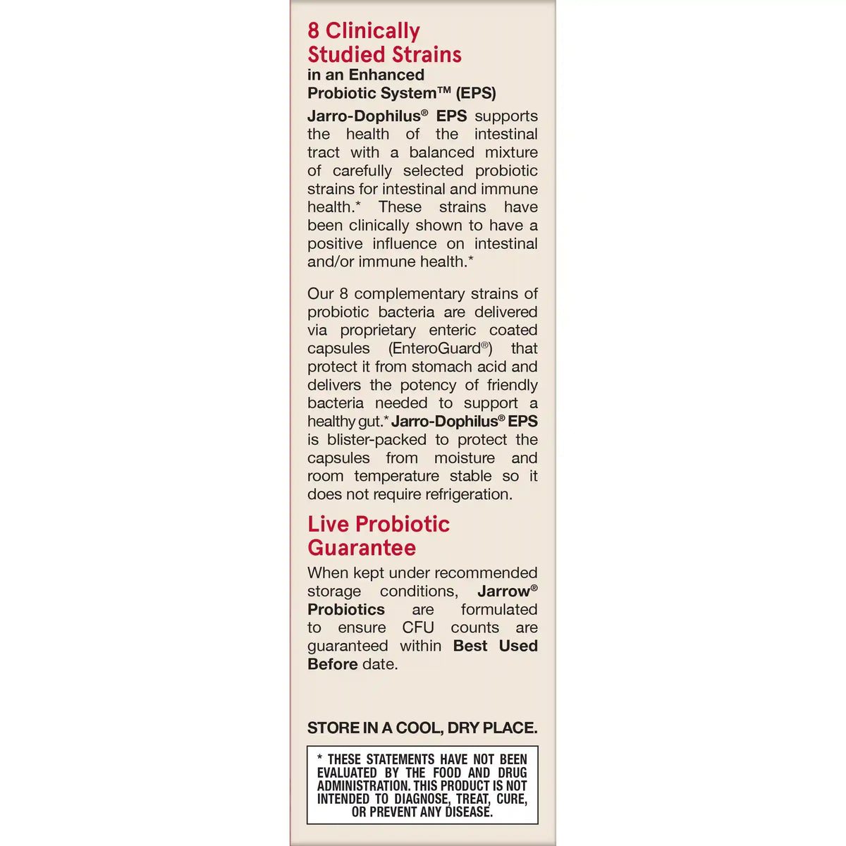 Jarro-Dophilus® EPS - 25 Billion CFU