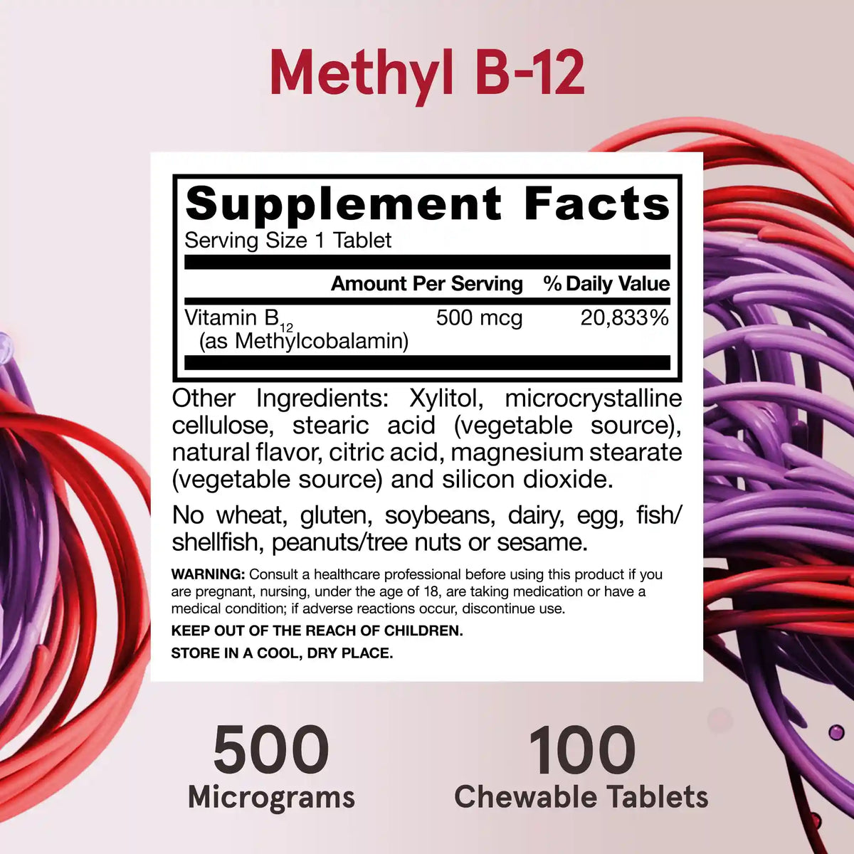 Methyl B-12 Cherry - 500mcg (2-Pack)