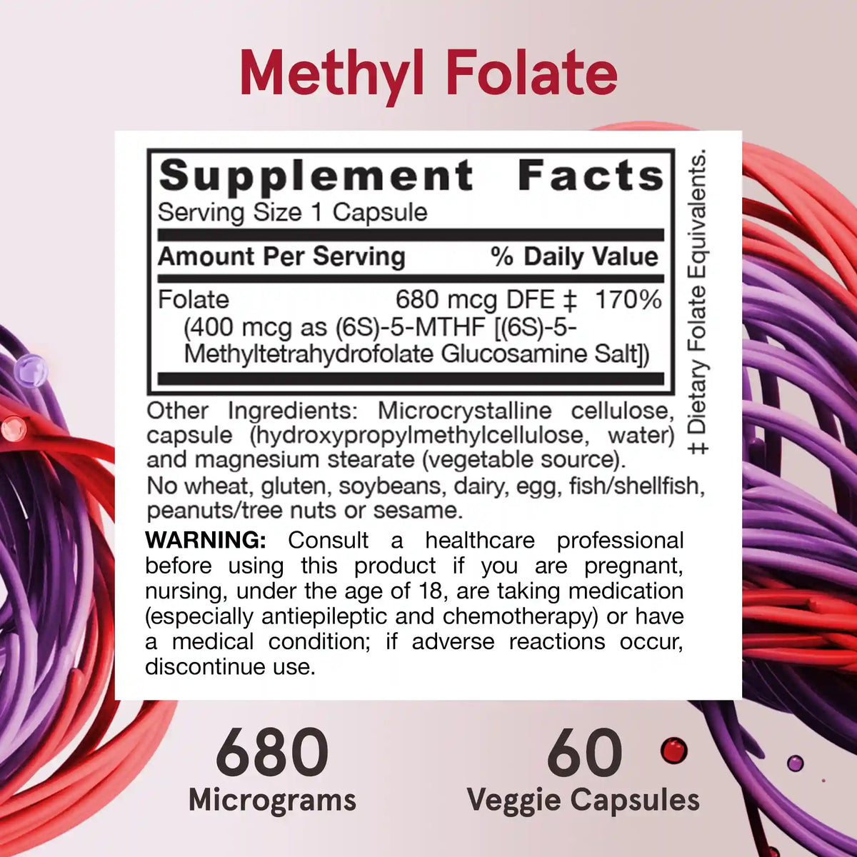 Methyl Folate - 400mcg (2-Pack)