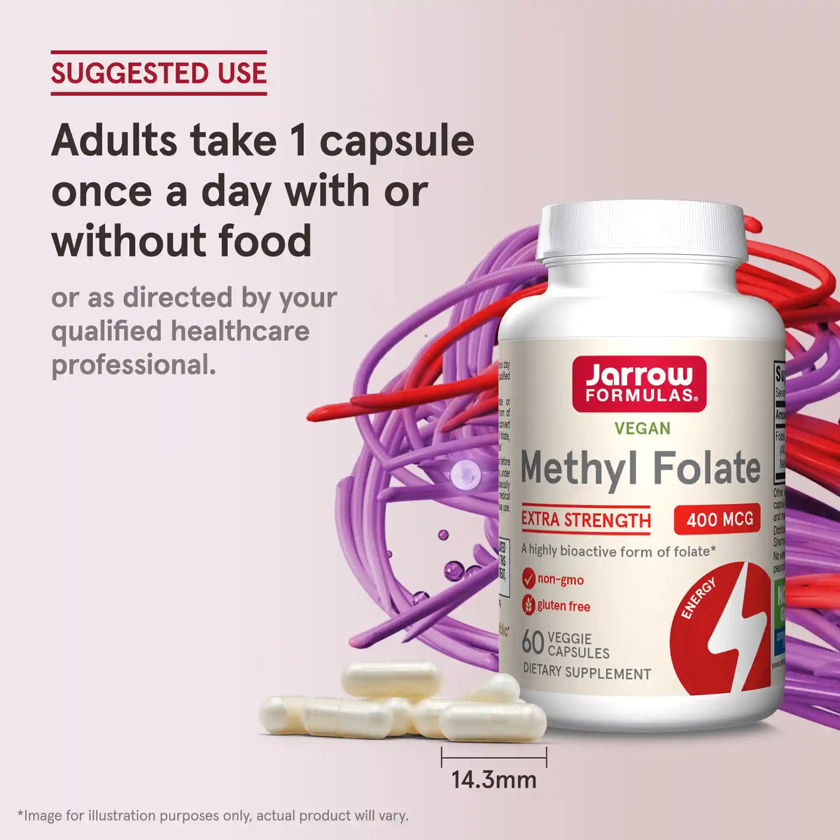 Methyl Folate - 400mcg (2-Pack)
