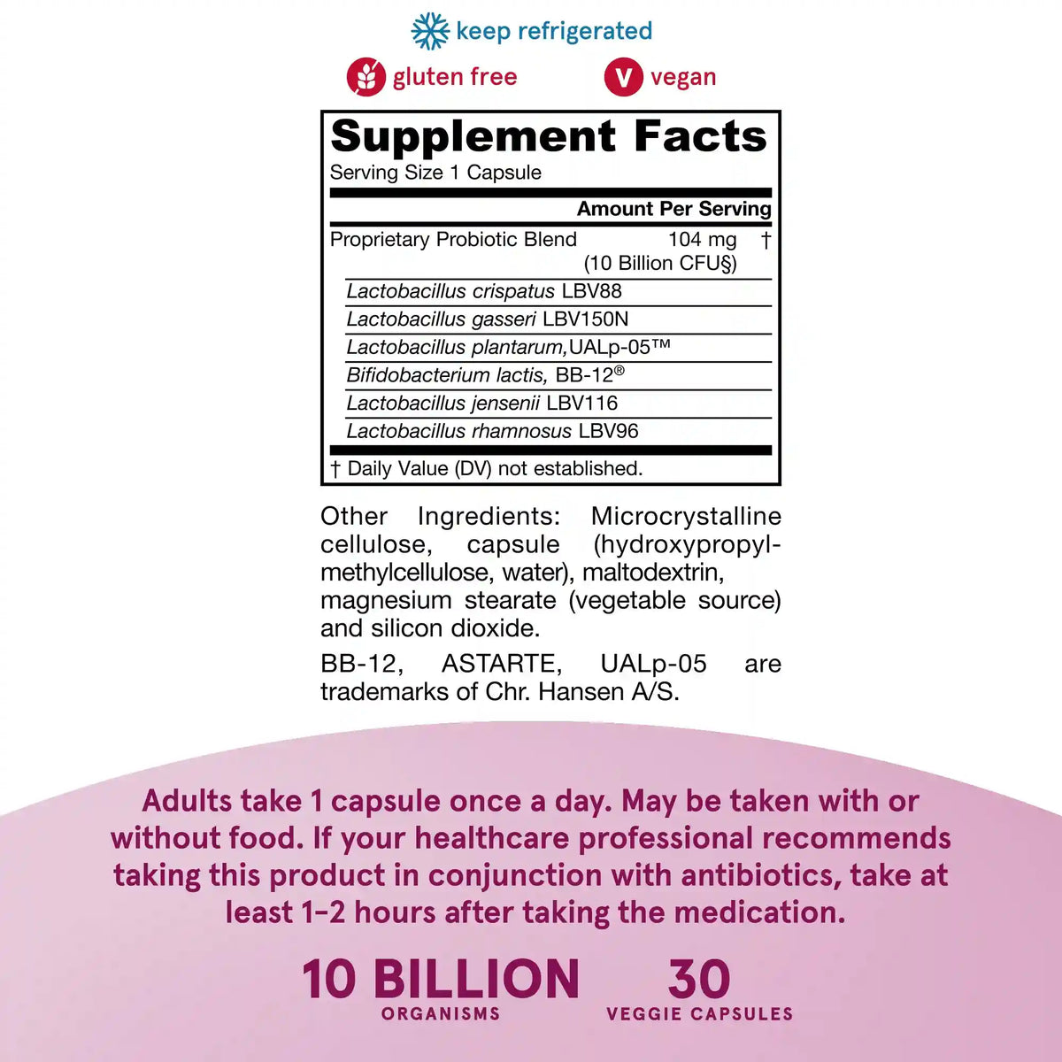 Fem-Dophilus® Advanced - 10 Billion CFU (Refrigerated)