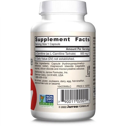 L-Carnitine - 500mg Veggie Capsules