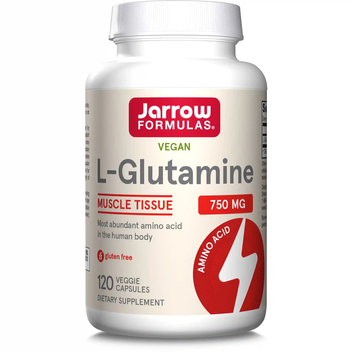 L-Glutamine - 750mg Veggie Capsules