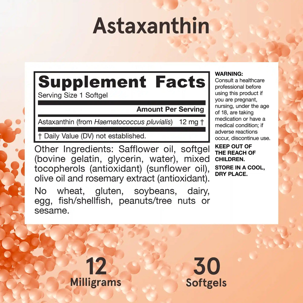 Astaxanthin - 12mg