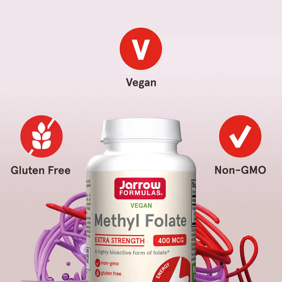 Methyl Folate - 400mcg (2-Pack)