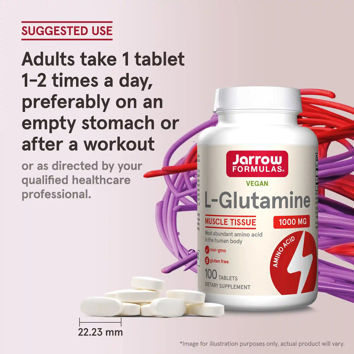 L-Glutamine - 1000mg Tablets
