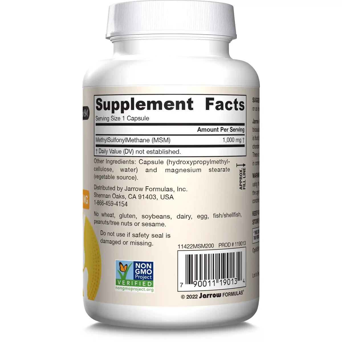MSM - 1000mg Veggie Capsules
