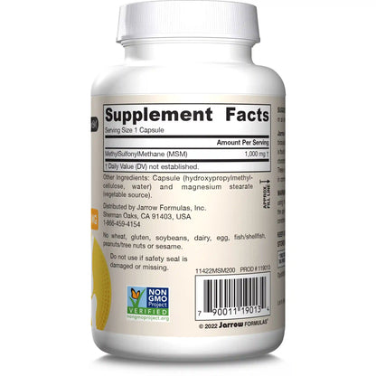 MSM - 1000mg Veggie Capsules