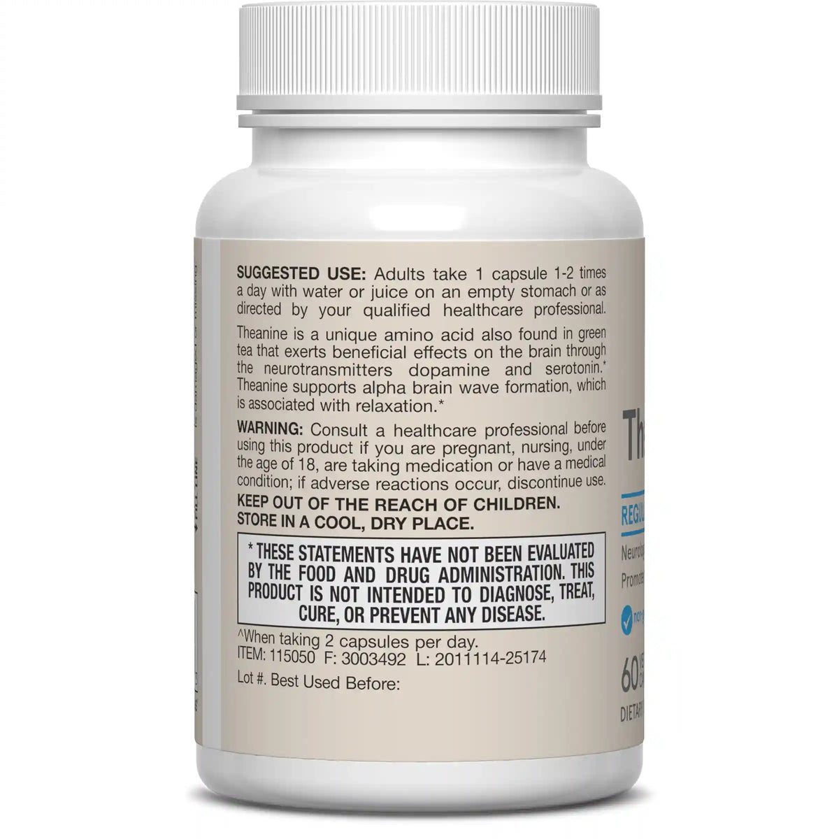 Theanine 100 - 100mg
