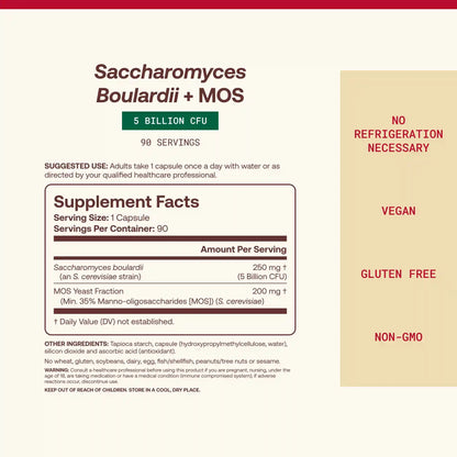 Saccharomyces Boulardii + MOS