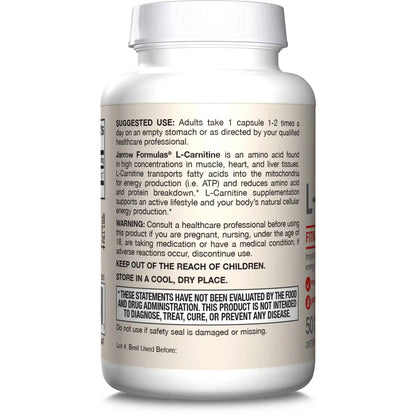L-Carnitine - 500mg Veggie Capsules
