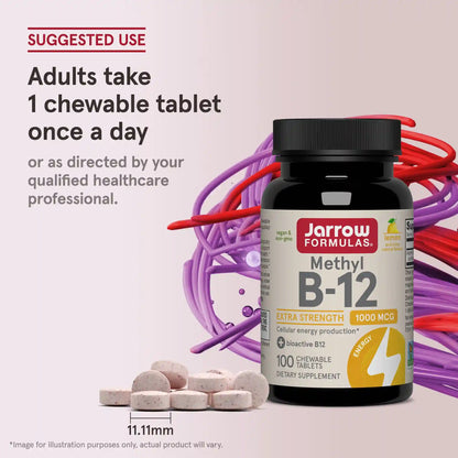 Methyl B-12 Lemon - 1000mcg (2-Pack)